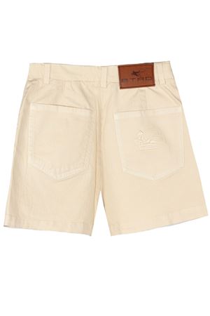 Beige cotton shorts ETRO KIDS | GY6B09G0064105